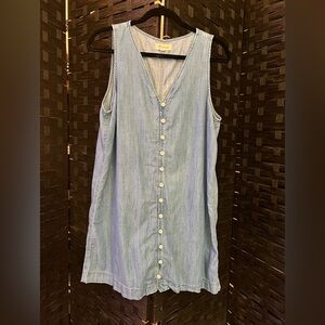 Madewell Light Blue Denim Mini Dress